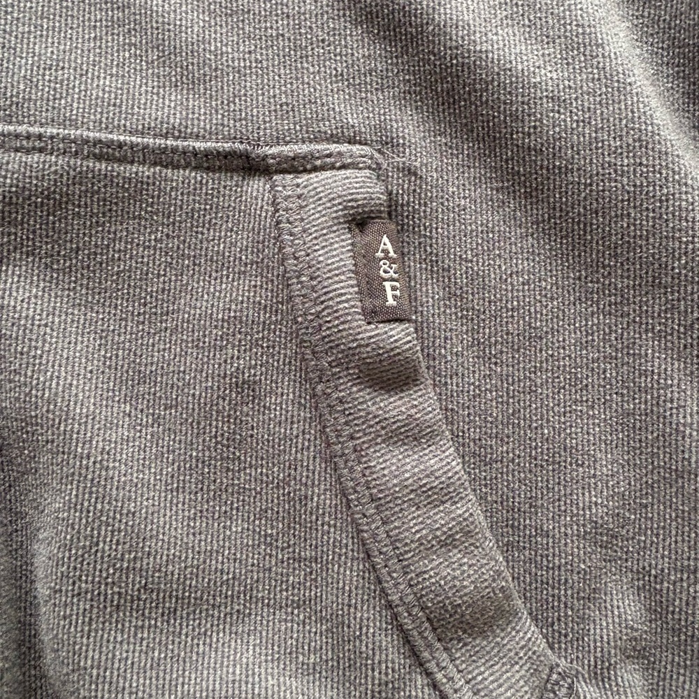 Abercrombie Kids Charcoal Zip-Up Hoodie - Picture 5 of 5